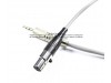 Cable Mini XLR hembra mono balanceado a plug 3.5 mm (TRS) stereo no balanceado 3 m 